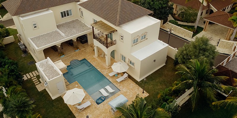 Royal Villa aerial view — LHVC Dominican Republic